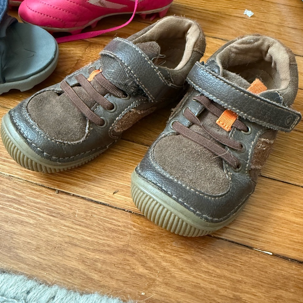 Brown and Orange Kids stride rite Shoes
